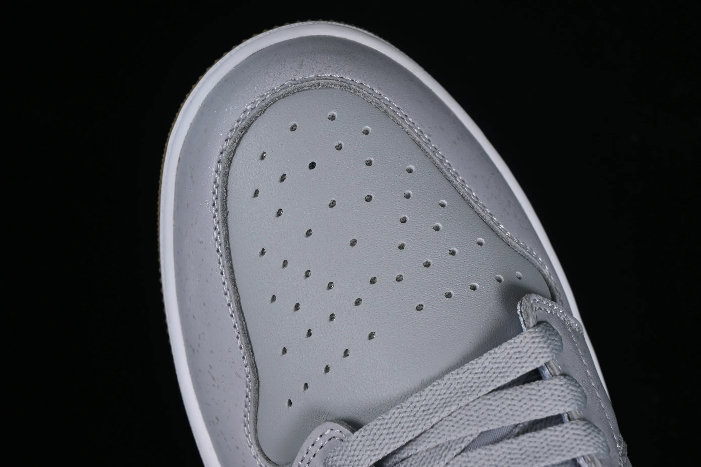 All categories Air Jordan Jordan series basketball shoes Air Jordan 1 Low G version pure original Air Jordan 1 Low Golf AJ1 Joe 1 new golf version raw rubber gray DD9315-006